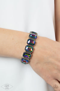 Paparazzi Jewelry Bracelet Studded Smolder - Multi