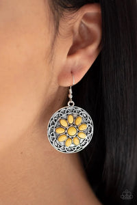 Paparazzi Jewelry Earrings Mesa Oasis - Yellow