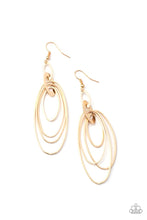 Load image into Gallery viewer, Paparazzi Jewelry Earrings OVAL The Moon - Gold