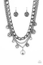 Load image into Gallery viewer, Paparazzi Jewelry Earrings Industrial Noise - Black