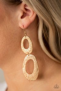 Paparazzi Jewelry Earrings Ive SHEEN It All - Gold