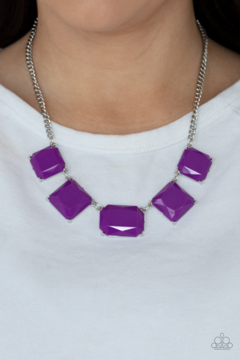 Paparazzi Jewelry Necklace Instant Mood Booster - Purple