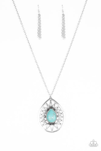 Paparazzi Jewelry Necklace  Summer Sunbeam - Blue