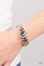 Load image into Gallery viewer, Paparazzi Jewelry Bracelet Hearts Galore - Silver