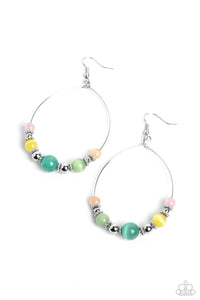 Paparazzi Jewelry Earrings Cats Eye Charisma - Multi