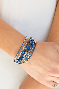 Paparazzi Jewelry Bracelet Star-Studded Affair - Blue