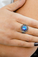 Load image into Gallery viewer, Paparazzi Jewelry Ring Round Table Runway - Blue