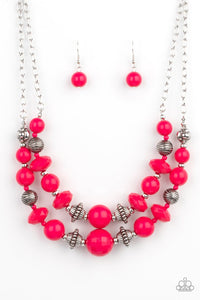 Paparazzi Jewelry Necklace Upscale Chic - Pink