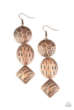 Load image into Gallery viewer, Paparazzi Jewelry Earrings Mixed Movement - Copper