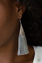 Load image into Gallery viewer, Paparazzi Jewelry Earrings In Full PLUME - Silver
