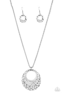 Paparazzi Jewelry Necklace Texture Trio - Silver