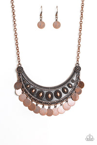 Paparazzi Jewelry Necklace CHIMEs UP - Copper