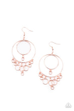 Load image into Gallery viewer, Paparazzi Jewelry Earrings Roundabout Radiance - Copper