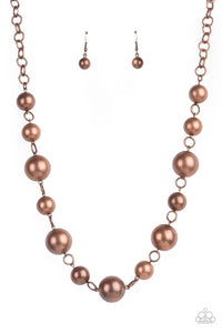 Paparazzi Jewelry Necklace Commanding Composure - Copper