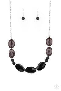 Paparazzi Exclusive Necklace Melrose Melody - Black