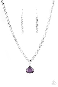 Paparazzi Jewelry Necklace Gallery Gem - Purple