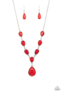 Paparazzi Jewelry Necklace Party Paradise - Red