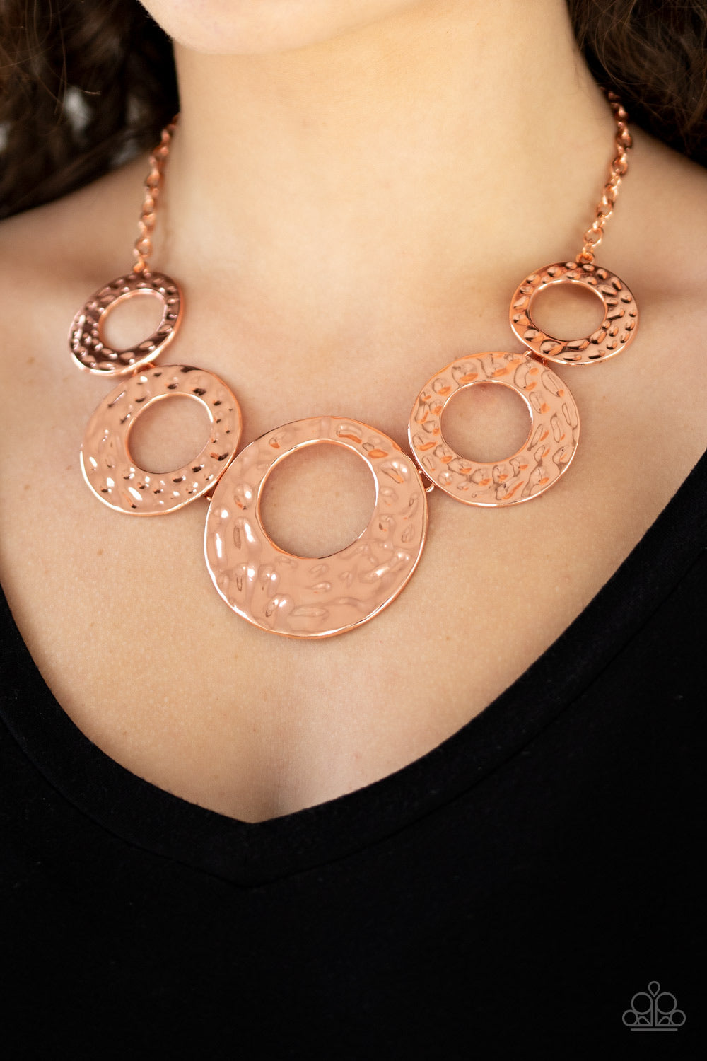 Paparazzi Jewelry Necklace Mildly Metro - Copper