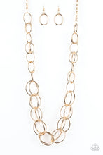 Load image into Gallery viewer, Paparazzi Jewelry Necklace Elegantly Ensnared  Gold