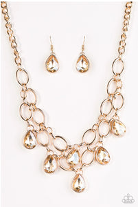 Paparazzi Jewelry Necklace Show Stopping Shimmer Gold