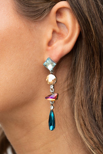 Paparazzi Jewelry Earrings Rock Candy Elegance - Multi
