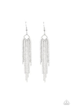 Load image into Gallery viewer, Paparazzi Jewelry Earrings Singing in the REIGN - White