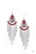 Load image into Gallery viewer, Paparazzi Jewelry Earrings Floating on HEIR - Red