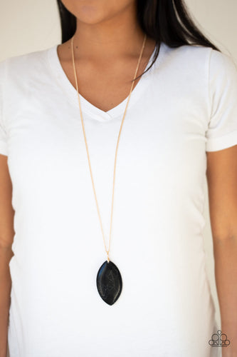 Paparazzi Jewelry Necklace Santa Fe Simplicity - Black
