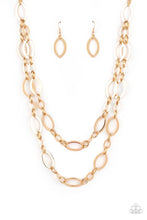 Load image into Gallery viewer, Paparazzi Jewelry Necklace  The OVAL-achiever Gold