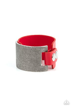 Load image into Gallery viewer, Paparazzi Jewelry Bracelet Studded Synchronism - Red