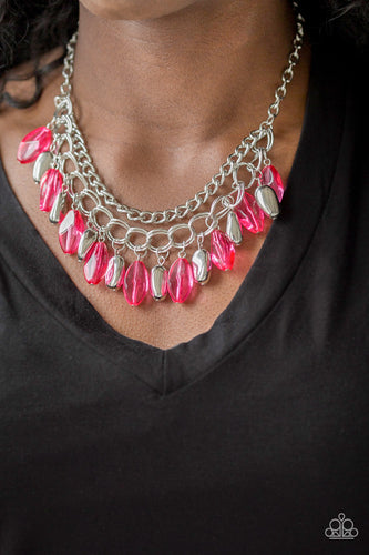 Paparazzi Jewelry Necklace Spring Daydream - Pink