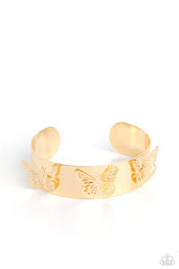 Paparazzi Jewelry Bracelet Magical Mariposas - Gold