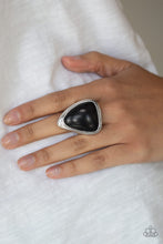 Load image into Gallery viewer, Paparazzi Jewelry Ring Stone Scene - Black