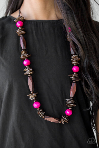 Paparazzi Jewelry Wooden Cozumel Coast - Pink