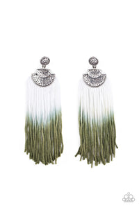 Paparazzi Jewelry Earrings DIP It Up - Green