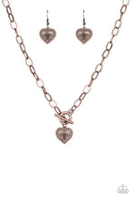 Load image into Gallery viewer, Paparazzi Jewelry Necklace Say No AMOUR - Copper