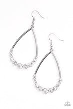 Load image into Gallery viewer, Paparazzi Jewelry Earrings Dipped In Diamonds - White