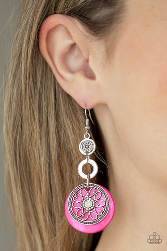 Paparazzi Jewelry Earrings Royal Marina - Pink