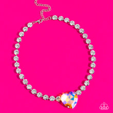 Load image into Gallery viewer, Paparazzi Jewelry Life of the Party Heart in My Throat - Orange
