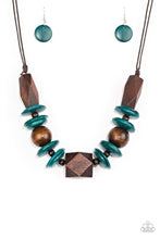Load image into Gallery viewer, Paparazzi Jewelry Wooden Pacific Paradise Blue
