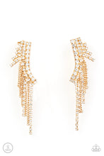 Load image into Gallery viewer, Paparazzi Jewelry Earrings Thunderstruck Sparkle - Gold