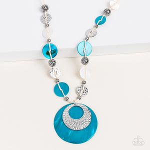 Paparazzi Jewelry Necklace Seaside Shanty - Blue