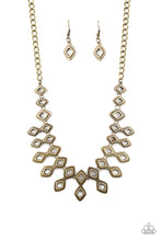 Load image into Gallery viewer, Paparazzi Jewelry Necklace Geocentric - Brass