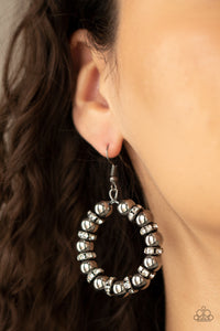 Paparazzi Jewelry Earrings Cosmic Halo - Black