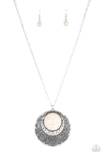 Load image into Gallery viewer, Paparazzi Exclusive Necklace Medallion Meadow - White