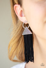 Load image into Gallery viewer, Paparazzi Jewelry Earrings Oh My GIZA - Black