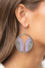 Load image into Gallery viewer, Paparazzi Jewelry Earrings Delightfully Deco - Purple