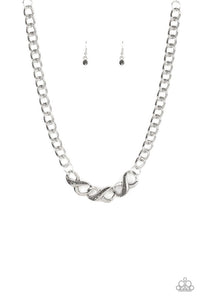 Paparazzi Jewelry Necklace Infinite Impact - Silver