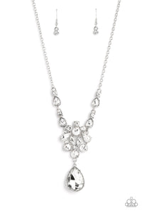 Paparazzi Jewelry Necklace TWINKLE of an Eye - White