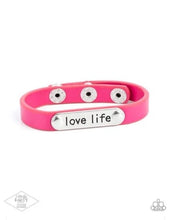Load image into Gallery viewer, Paparazzi Jewelry Bracelet LOVE LIFE Pink